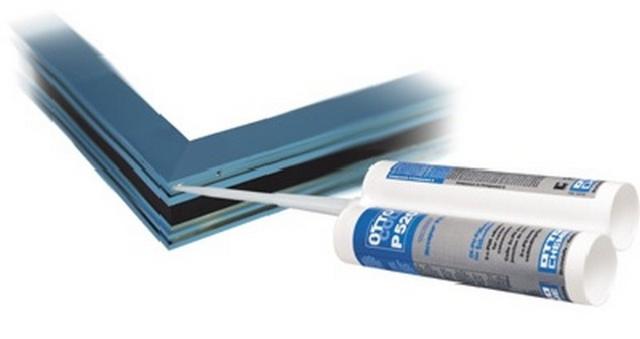 Dvousložkové PU lepidlo na AL konstrukce OTTOCOLL® P520 2x190 ml