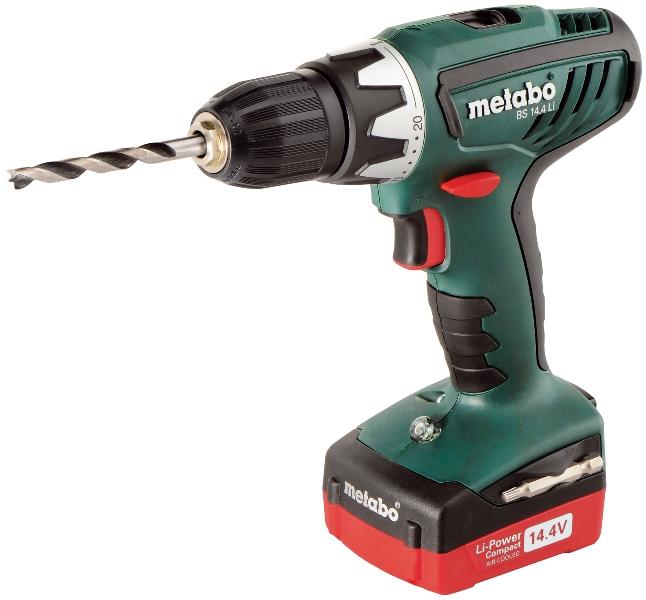 Aku šroubovák METABO BS 14,4 LI 2 x 1,3 Ah