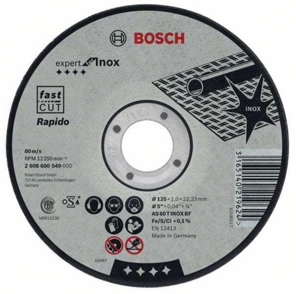 Brusný kotouč BOSCH EXPERT INOX na ocel