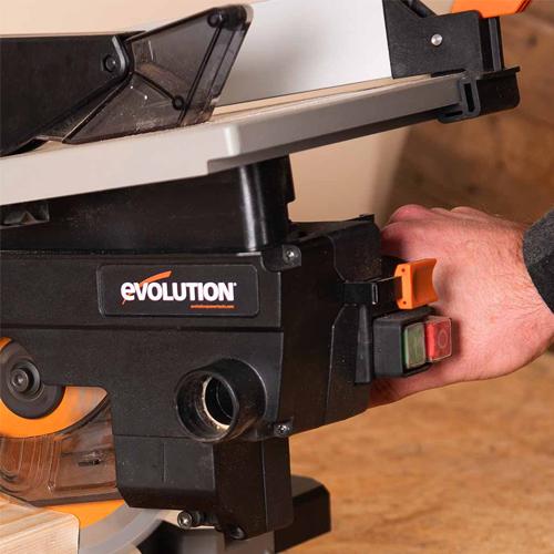 Pokosová stolová pila EVOLUTION R210MTS-G2 + kotouč RAGE