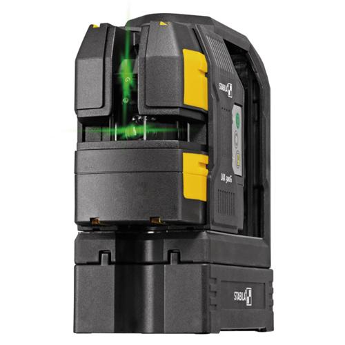 Samonivelačný liniový křížový laser STABILA LAX500G 7-dílný SET 2x baterie CAS